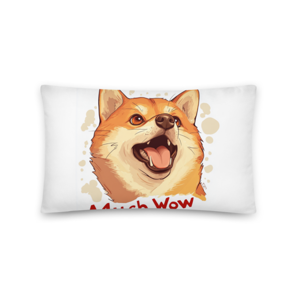 Shiba Inu 'Much Wow' Meme Pillow - Image 3