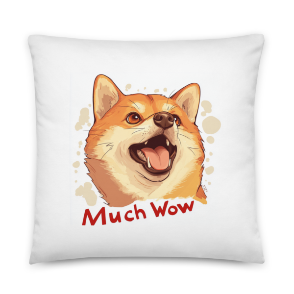Shiba Inu 'Much Wow' Meme Pillow - Image 5