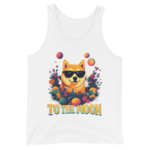 Shiba Inu Men's Tank Top "To the Moon!" - Crypto Graphic Tank
