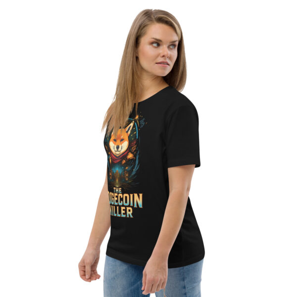 Shiba Inu "The Doge Killer" Unisex Organic Cotton Graphic T-Shirt - Image 5