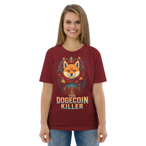 Shiba Inu "The Doge Killer" Unisex Organic Cotton Graphic T-Shirt - Image 25
