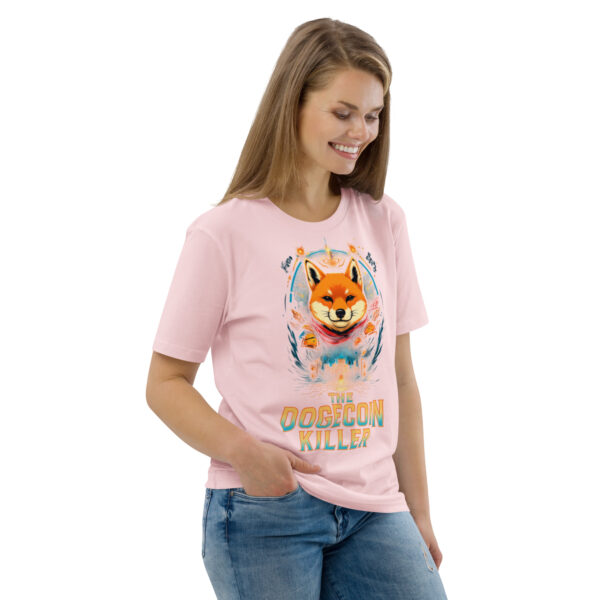 Shiba Inu "The Doge Killer" Unisex Organic Cotton Graphic T-Shirt - Image 102