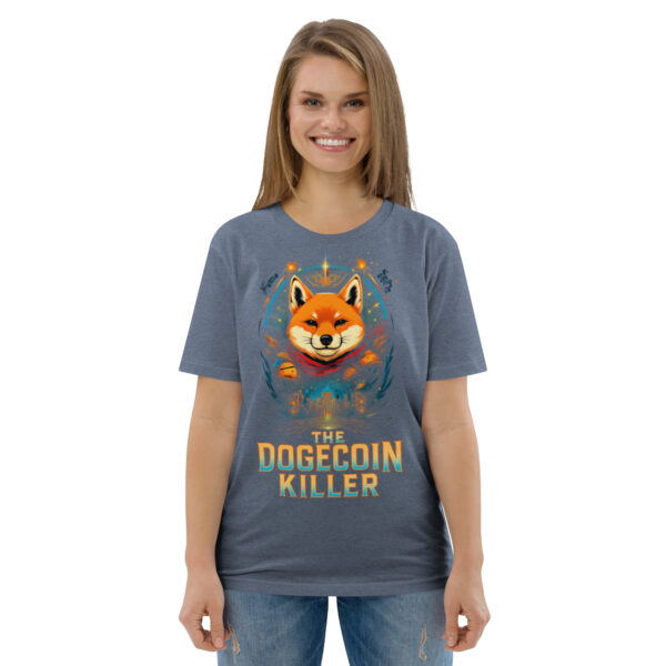 Shiba Inu "The Doge Killer" Unisex Organic Cotton Graphic T-Shirt - Image 65