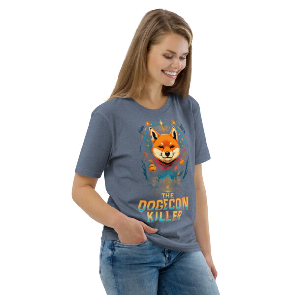 Shiba Inu "The Doge Killer" Unisex Organic Cotton Graphic T-Shirt - Image 70