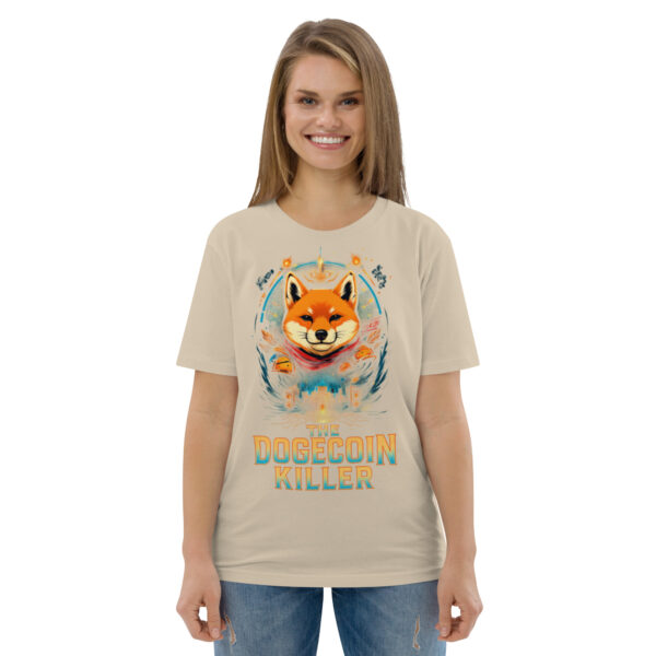 Shiba Inu "The Doge Killer" Unisex Organic Cotton Graphic T-Shirt - Image 81