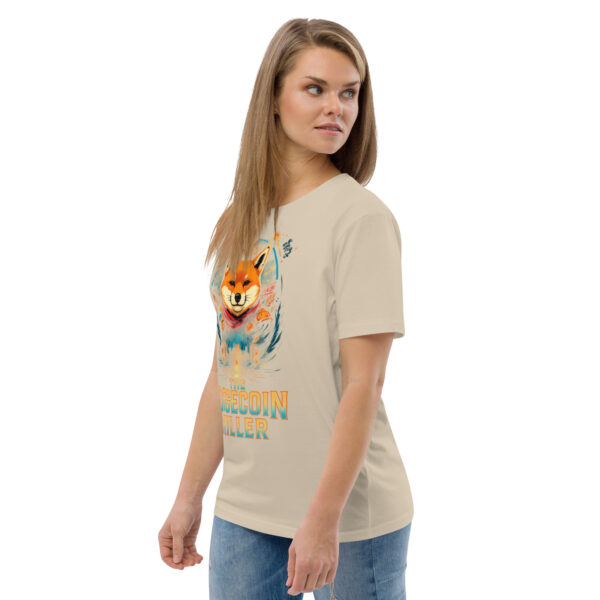 Shiba Inu "The Doge Killer" Unisex Organic Cotton Graphic T-Shirt - Image 85