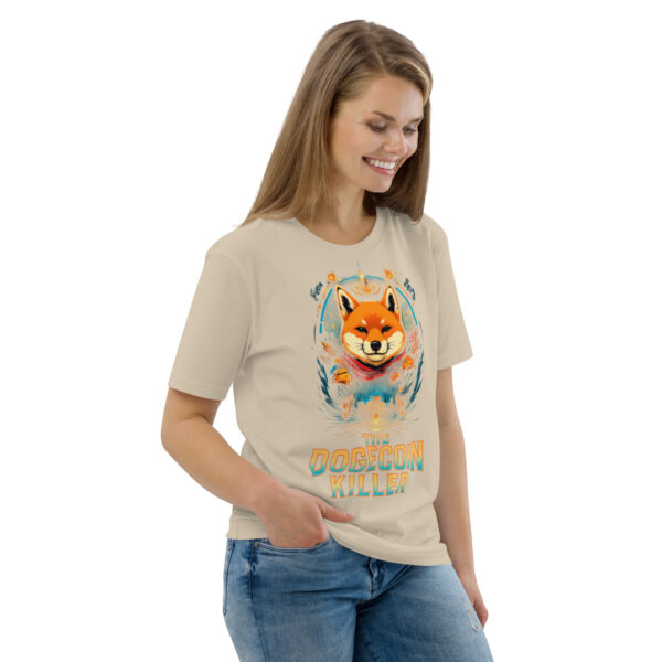 Shiba Inu "The Doge Killer" Unisex Organic Cotton Graphic T-Shirt - Image 86