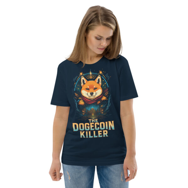 Shiba Inu "The Doge Killer" Unisex Organic Cotton Graphic T-Shirt - Image 10