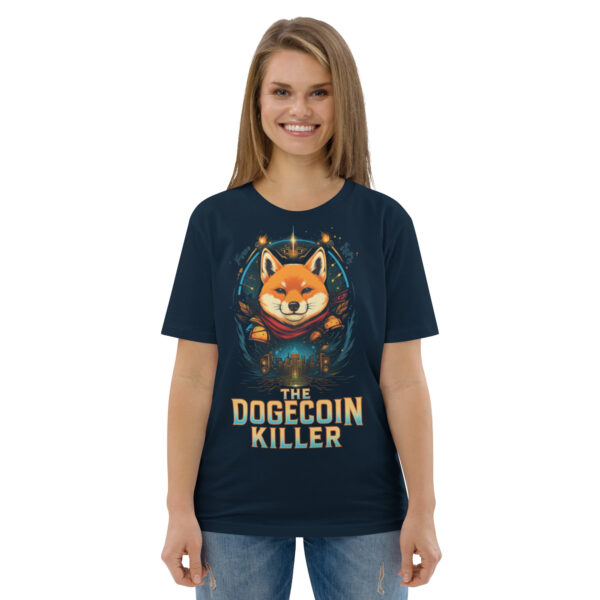 Shiba Inu "The Doge Killer" Unisex Organic Cotton Graphic T-Shirt - Image 9