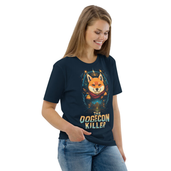Shiba Inu "The Doge Killer" Unisex Organic Cotton Graphic T-Shirt - Image 14