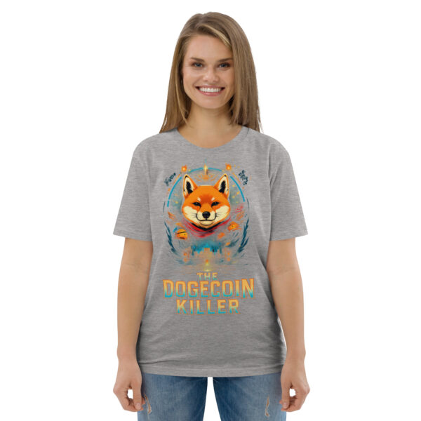 Shiba Inu "The Doge Killer" Unisex Organic Cotton Graphic T-Shirt - Image 73
