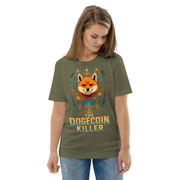 Shiba Inu "The Doge Killer" Unisex Organic Cotton Graphic T-Shirt - Image 58