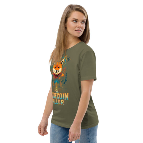 Shiba Inu "The Doge Killer" Unisex Organic Cotton Graphic T-Shirt - Image 61