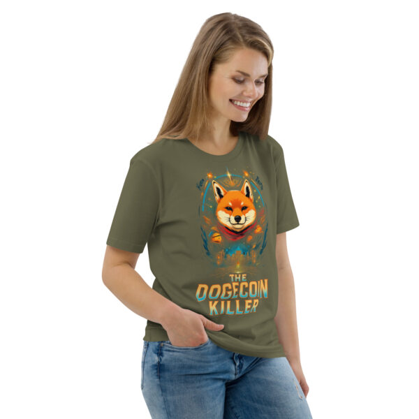 Shiba Inu "The Doge Killer" Unisex Organic Cotton Graphic T-Shirt - Image 62