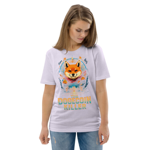 Shiba Inu "The Doge Killer" Unisex Organic Cotton Graphic T-Shirt - Image 106