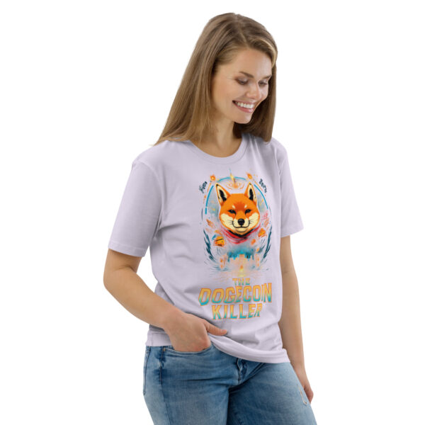 Shiba Inu "The Doge Killer" Unisex Organic Cotton Graphic T-Shirt - Image 110