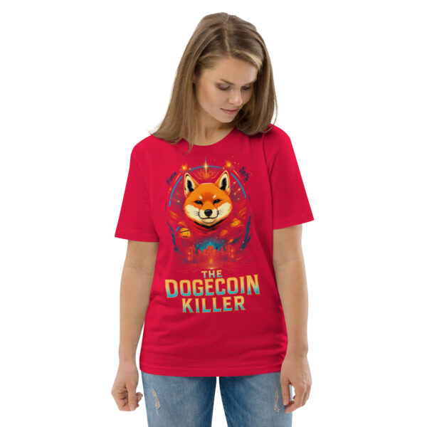 Shiba Inu "The Doge Killer" Unisex Organic Cotton Graphic T-Shirt - Image 42