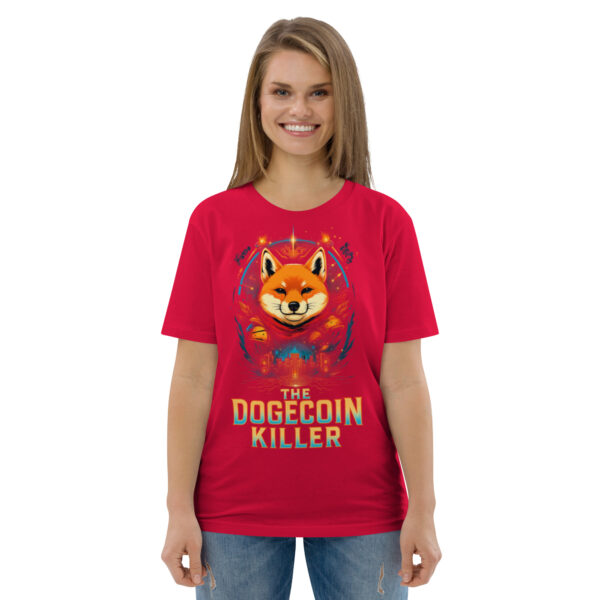 Shiba Inu "The Doge Killer" Unisex Organic Cotton Graphic T-Shirt - Image 41