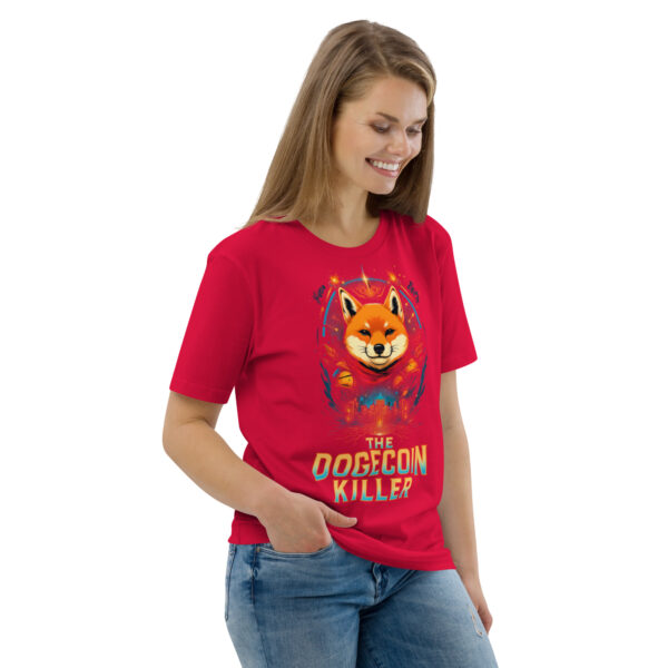 Shiba Inu "The Doge Killer" Unisex Organic Cotton Graphic T-Shirt - Image 46