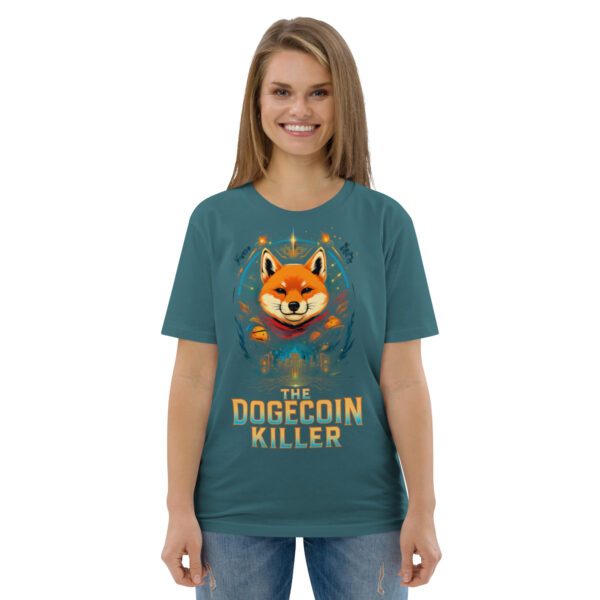 Shiba Inu "The Doge Killer" Unisex Organic Cotton Graphic T-Shirt - Image 49