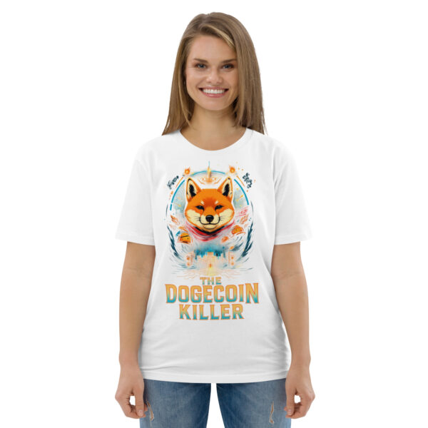 Shiba Inu "The Doge Killer" Unisex Organic Cotton Graphic T-Shirt - Image 113